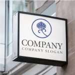 画像5: 葉・つる・輪・和風・ロゴ・マークデザイン1365 (5)