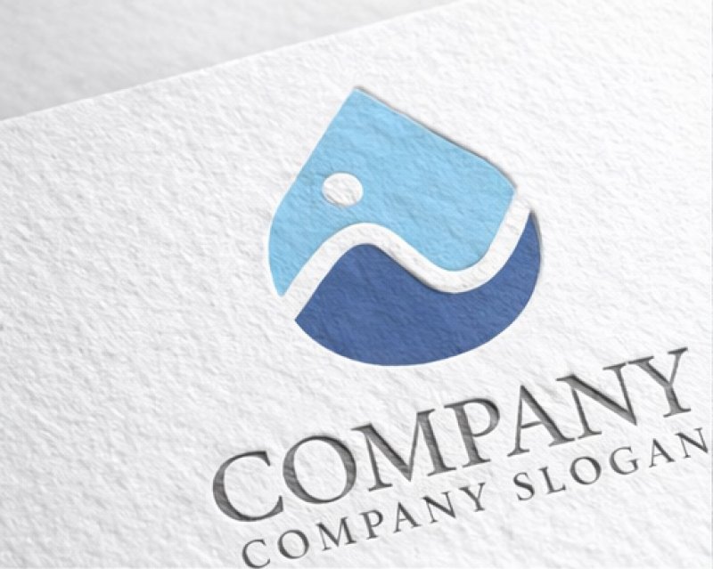 画像2: 水滴・人・海・N・アルファベット・ロゴ・マークデザイン1366 (2)