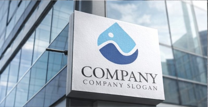 画像6: 水滴・人・海・N・アルファベット・ロゴ・マークデザイン1366 (6)