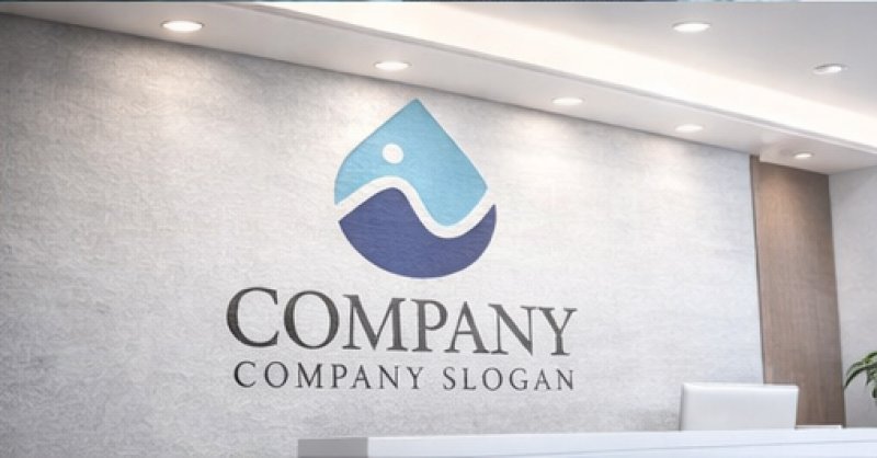 画像7: 水滴・人・海・N・アルファベット・ロゴ・マークデザイン1366 (7)