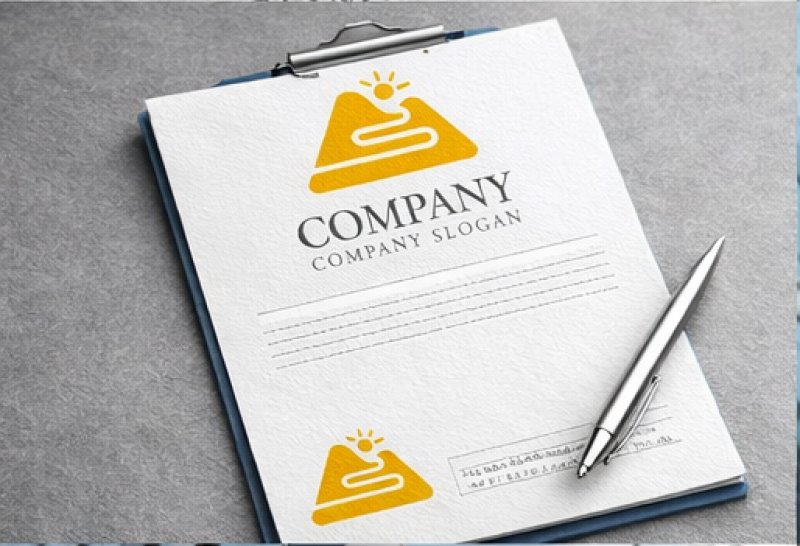 画像4: 山・道・太陽・上昇・ロゴ・マークデザイン1368 (4)