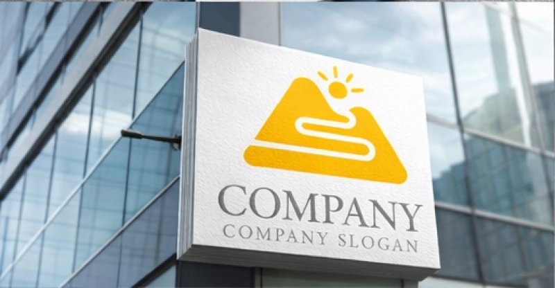 画像6: 山・道・太陽・上昇・ロゴ・マークデザイン1368 (6)