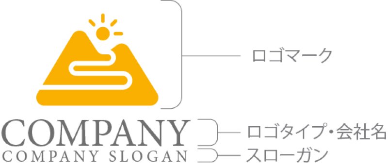 画像9: 山・道・太陽・上昇・ロゴ・マークデザイン1368 (9)