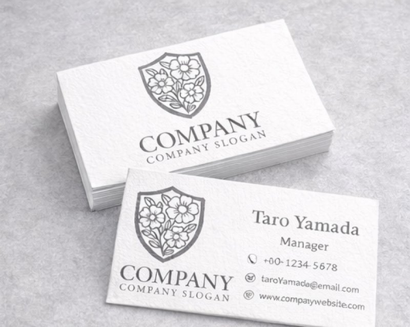 画像3: 花・盾・調和・ロゴ・マークデザイン1369 (3)