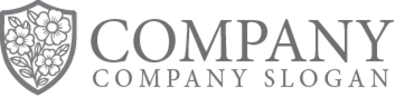 画像8: 花・盾・調和・ロゴ・マークデザイン1369 (8)