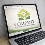 画像4: 葉・家・太陽・実・ロゴ・マークデザイン1371 (4)