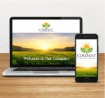 画像4: 太陽・葉・成長・ロゴ・マークデザイン1373 (4)