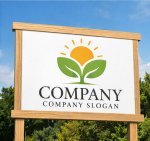 画像5: 太陽・葉・成長・ロゴ・マークデザイン1373 (5)