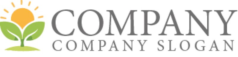 画像6: 太陽・葉・成長・ロゴ・マークデザイン1373 (6)