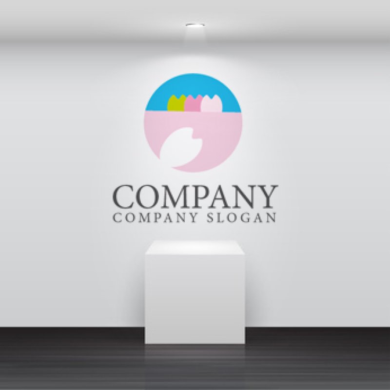 画像2: ふとん・花びら・さくらロゴ・マークデザイン228 (2)