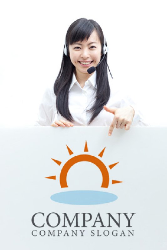 画像3: 太陽・水ロゴ・マークデザイン249 (3)