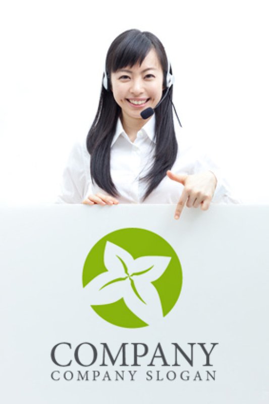 画像3: 葉・かき・ロゴ・マークデザイン258 (3)