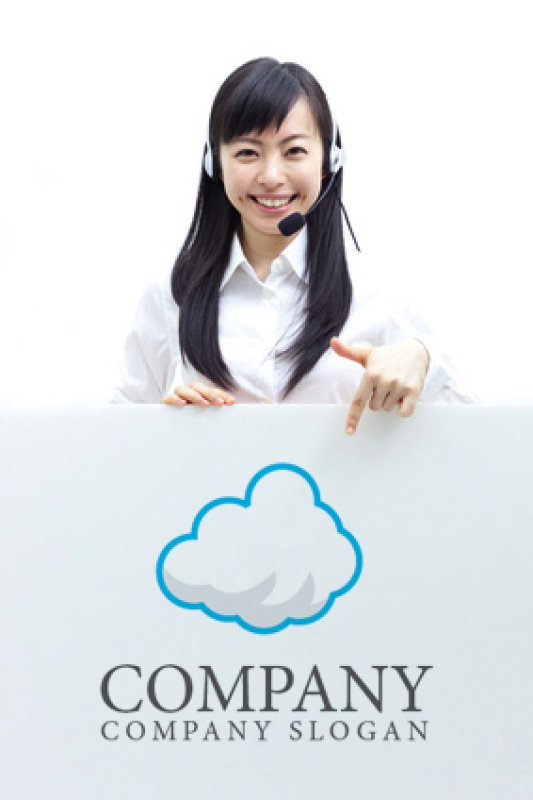 画像3: 雲・ロゴ・マークデザイン265 (3)