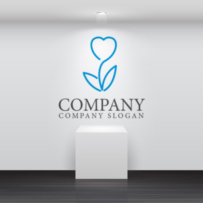 画像2: 花・チューリップ・ロゴ・マークデザイン266 (2)