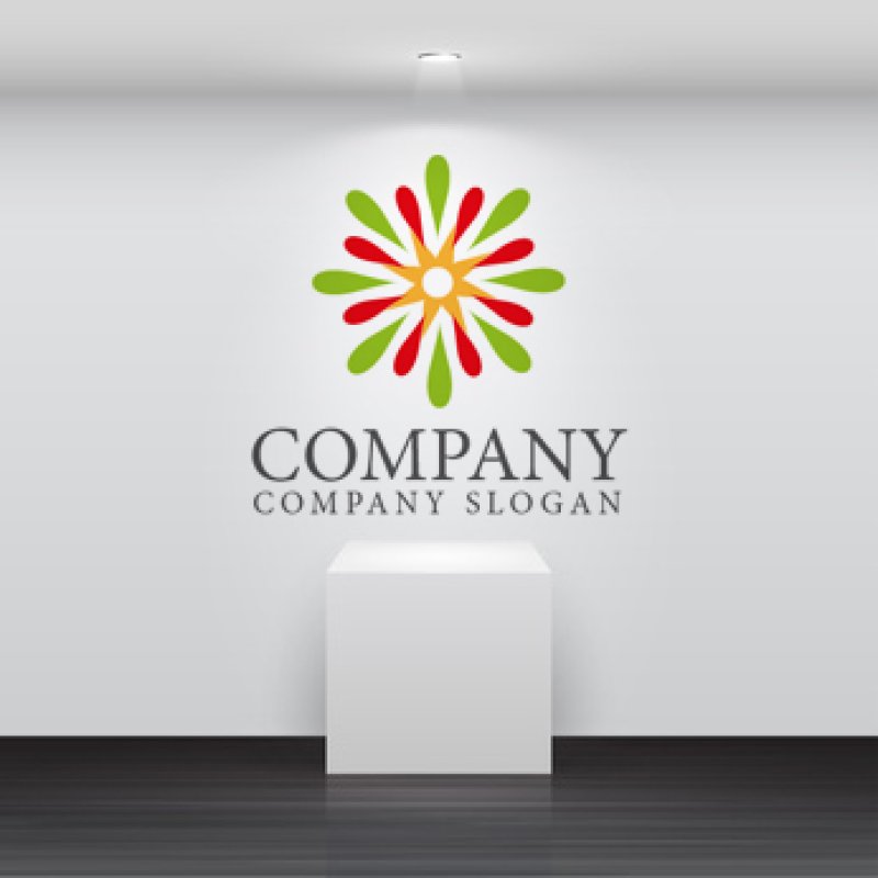 画像2: 花・花火・輪・広がりロゴ・マークデザイン279 (2)