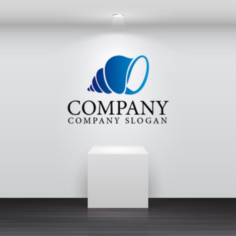 画像2: 貝・海・グラデーション・ロゴ・マークデザイン307 (2)