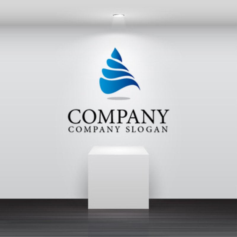 画像2: 貝・海・上昇グラデーション・ロゴ・マークデザイン309 (2)