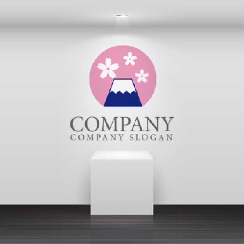 画像2: さくら・富士・春・花びら・ロゴ・マークデザイン315 (2)