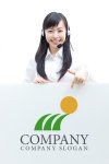 画像3: 草・月・移動・ロゴ・マークデザイン338 (3)