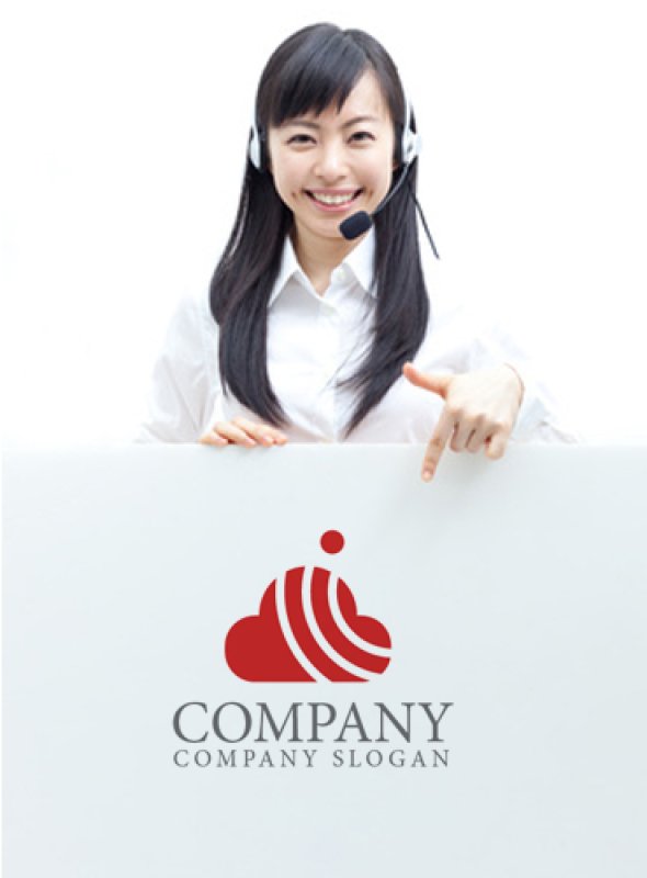 画像3: 雲・i・上昇・波ロゴ・マークデザイン371 (3)