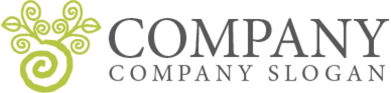 画像5: 葉・つる・渦・緑・ロゴ・マークデザイン379 (5)