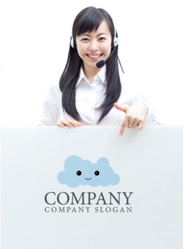 画像3: 雲・顔・cloud・ロゴ・マークデザイン416 (3)