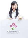 画像3: 花・花束・贈り物・リボン・ロゴ・マークデザイン431 (3)