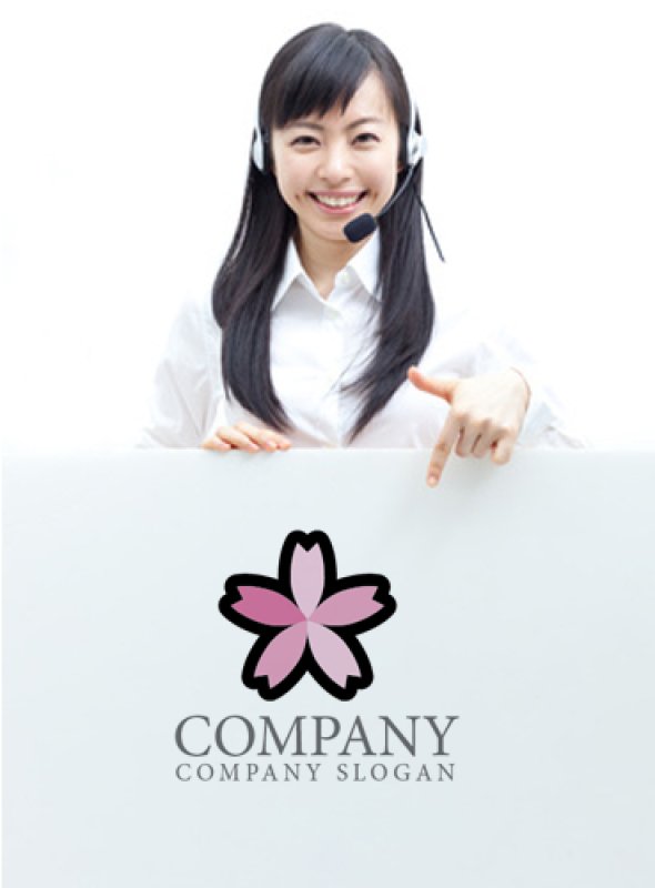 画像3: 花・桜・ロゴ・マークデザイン432 (3)