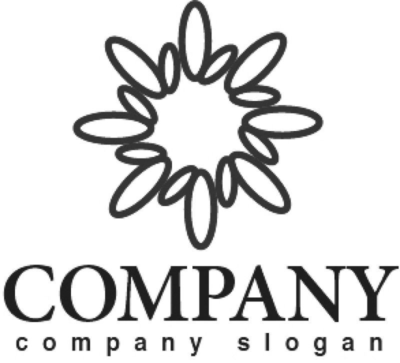 画像4: 花・輪・集合・ロゴ・マークデザイン460 (4)