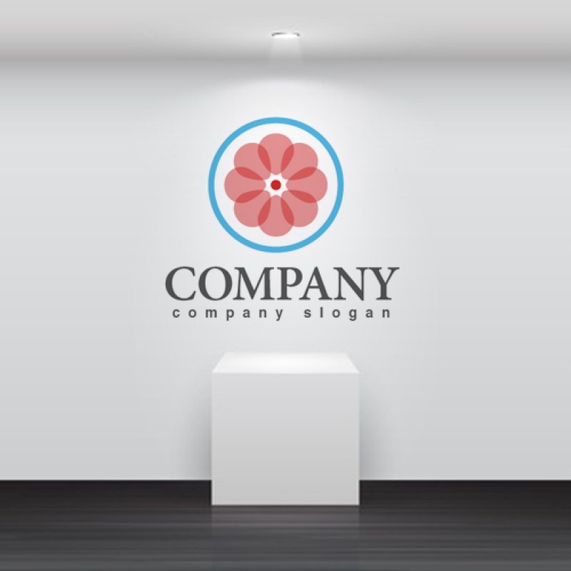 画像2: 花・お皿・輪・ロゴ・マークデザイン468 (2)