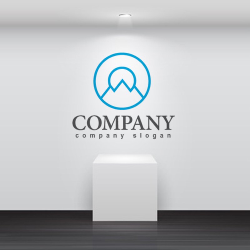 画像2: 山・雪・輪・ロゴ・マークデザイン479 (2)