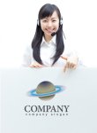 画像6: 土星・宇宙・輪・ロゴ・マークデザイン482 (6)