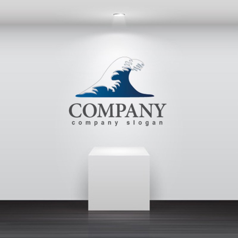画像7: 波・海・ロゴ・マークデザイン483 (7)