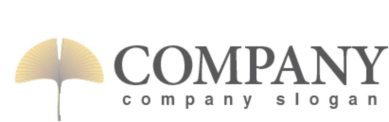 画像5: イチョウの葉・落ち葉・ロゴ・マークデザイン484 (5)