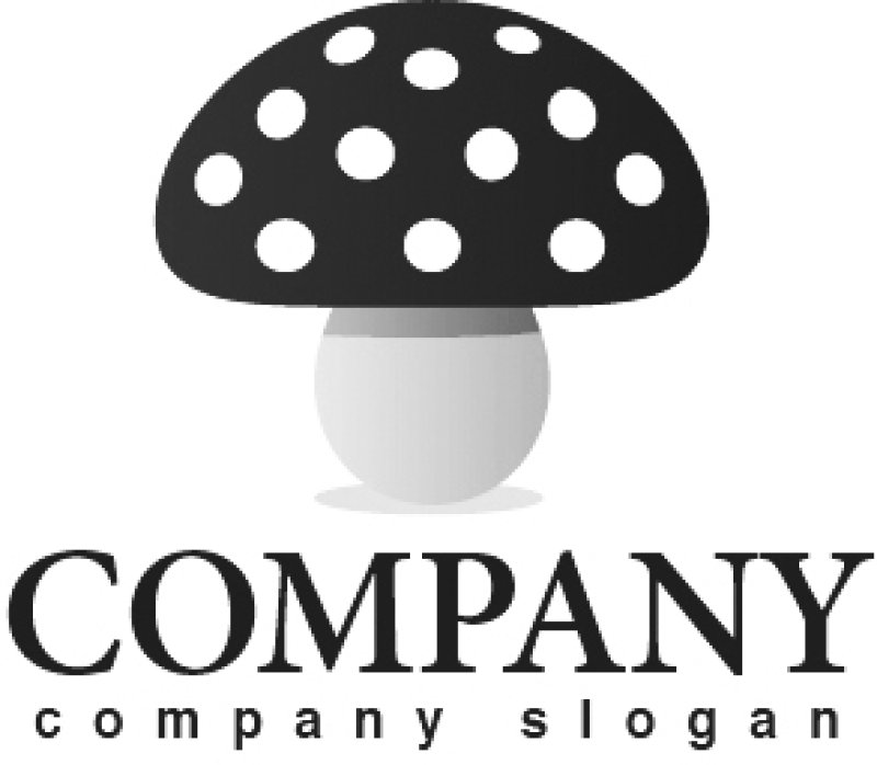 画像4: きのこ・マッシュルーム・ロゴ・マークデザイン485 (4)