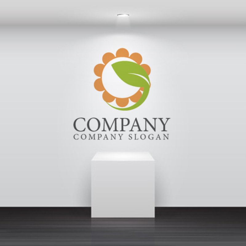 画像2: 太陽・葉・成長・ロゴ・マークデザイン487 (2)