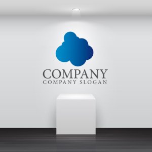 画像2: 雲・cloud・グラデーション・ロゴ・マークデザイン521