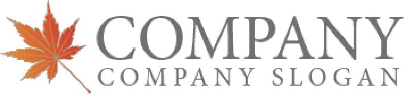 画像5: 紅葉・落ち葉 ・秋・ロゴ・マークデザイン537 (5)