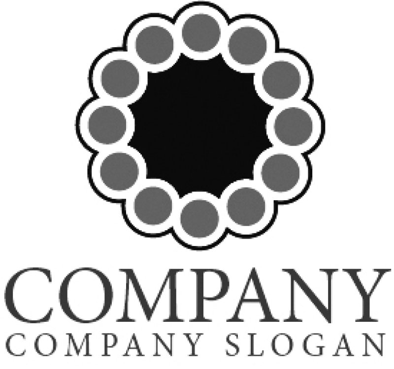 画像4: 花・輪・集合・ロゴ・マークデザイン566 (4)