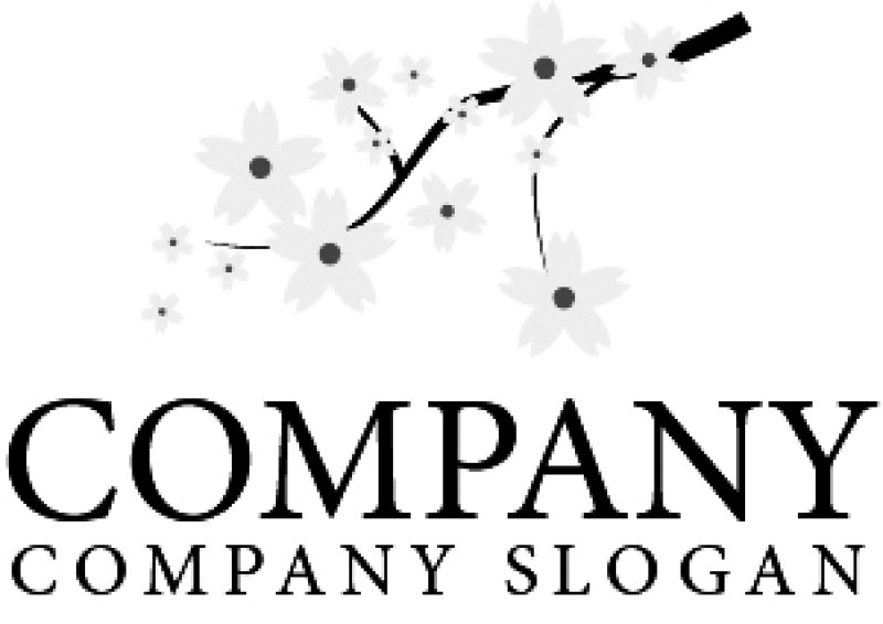 画像4: さくら・枝・花・ロゴ・マークデザイン572 (4)