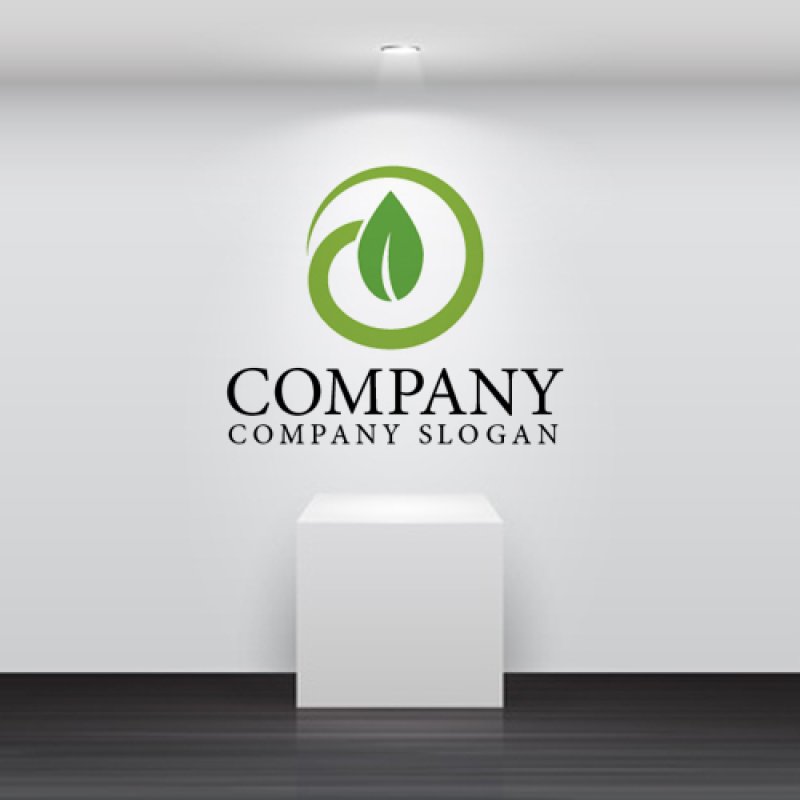 画像2: 葉・輪・曲線・ロゴ・マークデザイン575 (2)