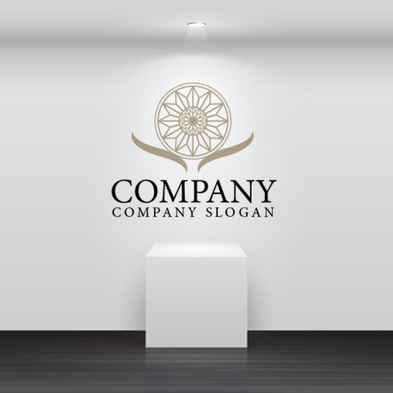 画像2: 花・葉・輪・ロゴ・マークデザイン582 (2)