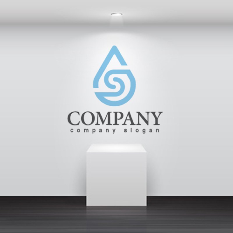 画像2: 水滴・　S・水・ロゴ・マークデザイン601 (2)