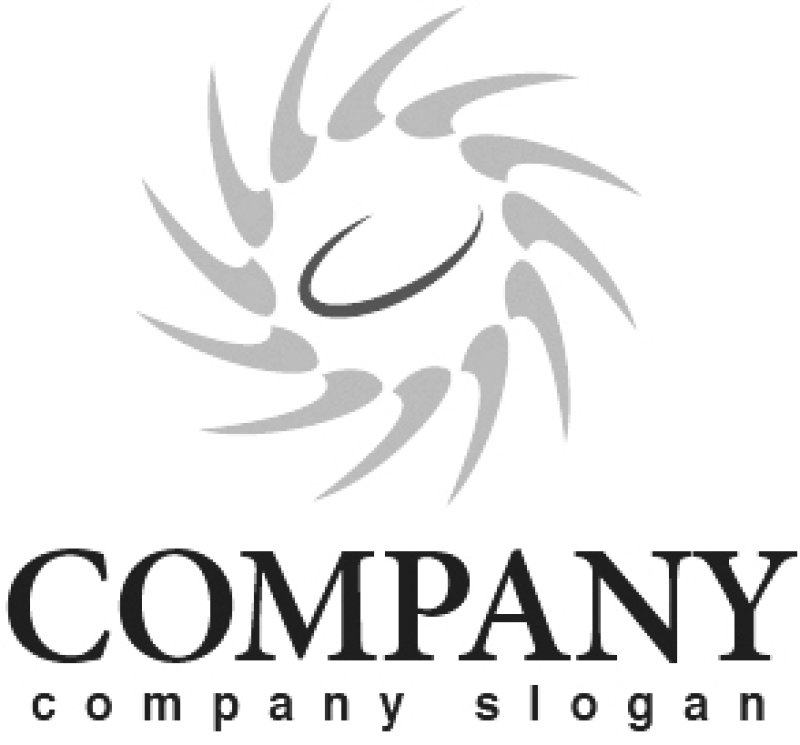 画像4: 太陽・曲線・回転・ロゴ・マークデザイン601 (4)