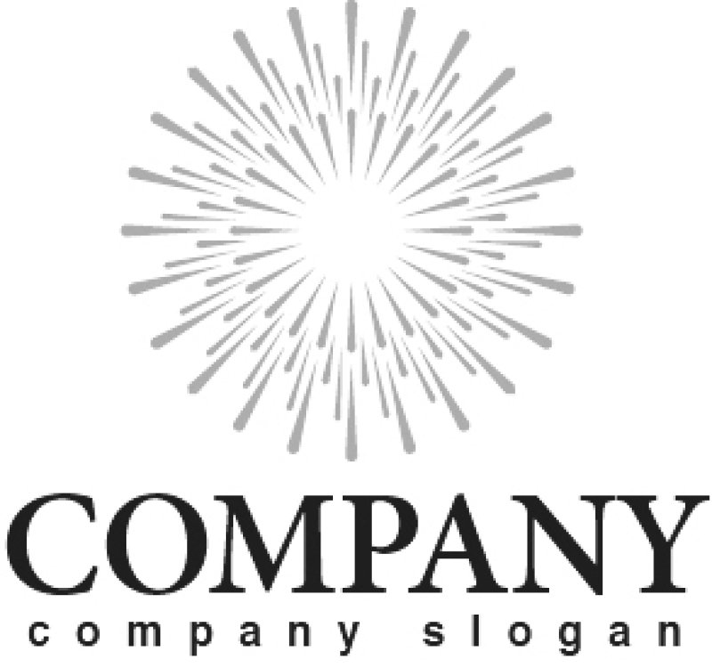 画像4: 太陽・光・拡散・花火・ロゴ・マークデザイン614 (4)
