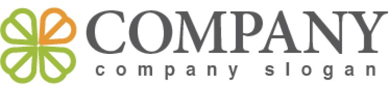 画像5: 四つ葉・ハート・植物・ロゴ・マークデザイン618 (5)