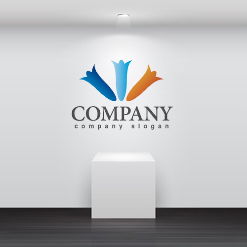 画像2: 花・人・植物・喜び・ロゴ・マークデザイン621 (2)