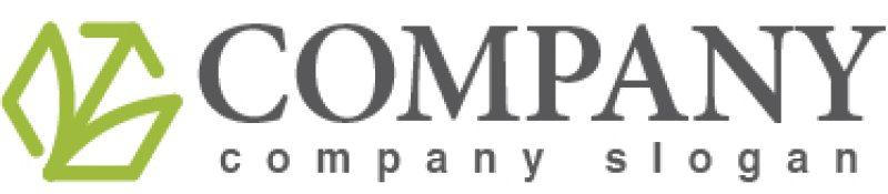 画像5: 葉・花・矢印・成長・六角形・ロゴ・マークデザイン627 (5)