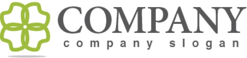 画像5: 葉・四葉・花・成長・ロゴ・マークデザイン635 (5)