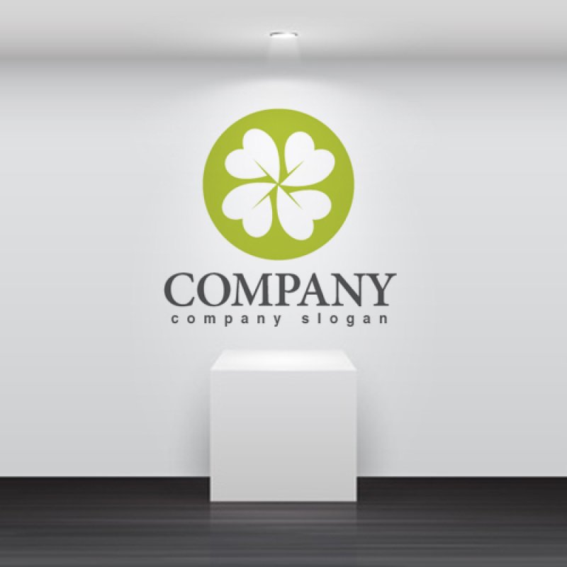 画像2: 葉・四葉・輪・成長・ロゴ・マークデザイン636 (2)